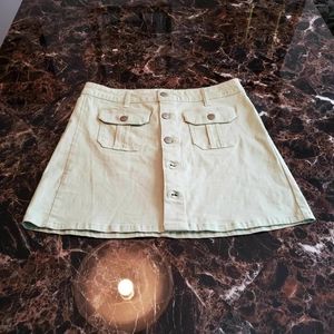 Altar'd State | Button-down Mini Skirt